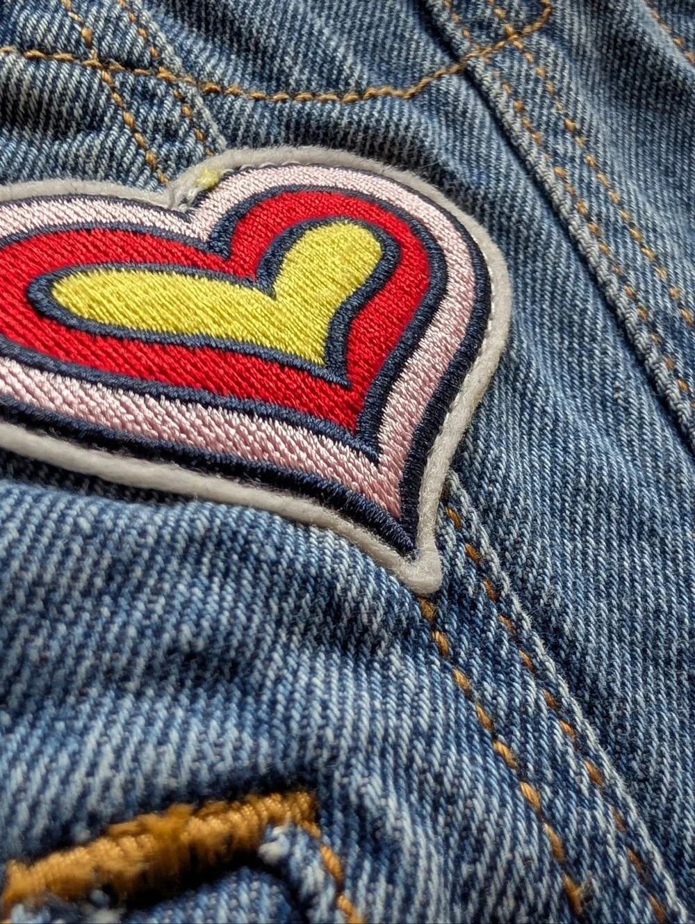 Levi's Girls Patchwork Denim Trucker Jacket 💘 🌼